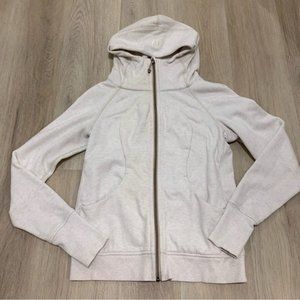 Lululemon cream Scuba Hoody